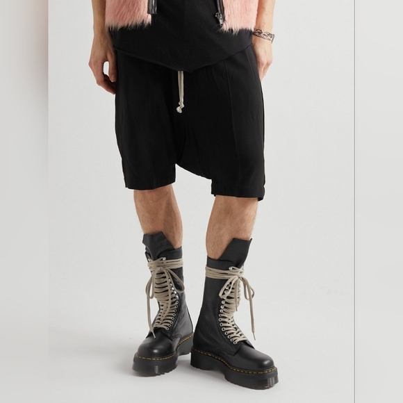 Rick Owens Other - Rick Owens x Dr Martens Quad Sole leather boots size 10.5 BNWOB